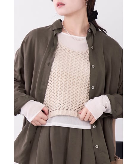 【MICA&DEAL】 0126308052 レイヤードニットタンク