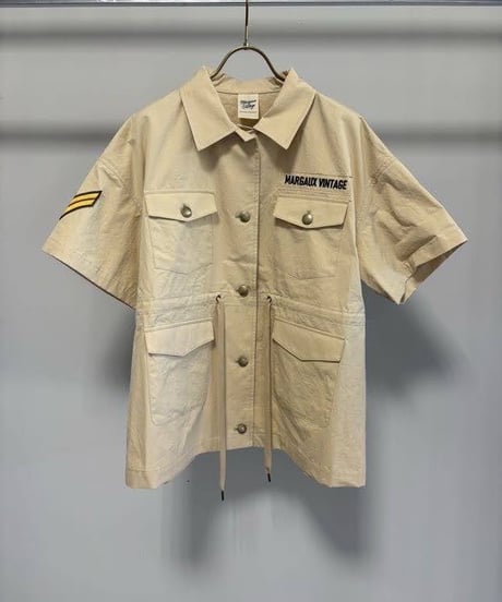 【MARGAUX VINTAGE | '27 Spring Collection】 サファリジャケット  JK 27027／2月上旬から3月上旬発送予定
