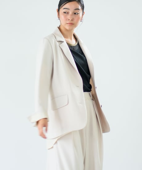 【Lallia Mu】 ストライプドッキングジャケット 2711230／2月上旬～2月中旬発送予定