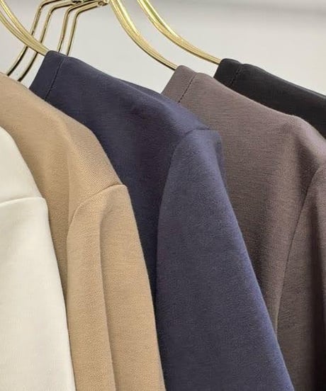 【MARGAUX VINTAGE | '27 Spring Collection】 袖刺繍TEE  CT 27038／3月上旬から4月上旬発送予定