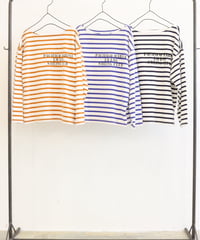 【LE MELANGE| '27 Spring Collection】ボーダーロゴロンT 8711005／２月上旬から２月下旬発送予定