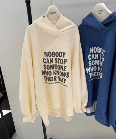 【ayane '26 winter collection】876810 カルゼニットフーディプルオーバー