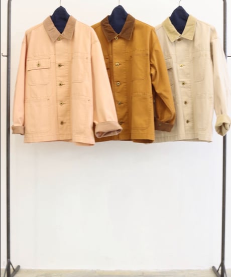 【LE MELANGE | '27 Spring Collection】STONE BIO ワークジャケット　8713801／１月下旬から２月中旬発送予定