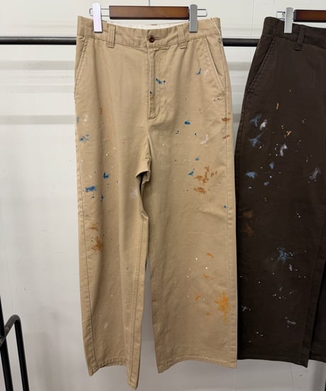 【LE MÉLANGE '26 winter collection】8653501 COTTON TWILL STONE BIO + PAINTED