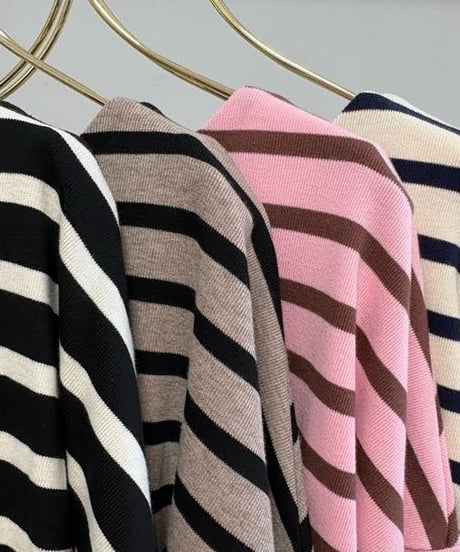 【MARGAUX VINTAGE | '27 Spring Collection】 ボーダーB/N　PO  CT 27029／1月下旬から2月中旬発送予定