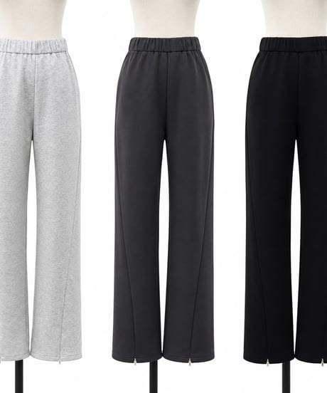 【siro de la bonte | '27 Spring Collection】 stretch doubleface 2way slit tight pants R713204