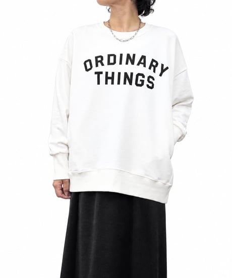 【siro de la bonte | '27 Spring Collection】 30/10 SWEAT side pocket pullover R713201