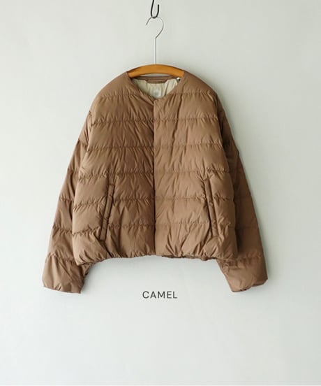 【ORCIVAL®】ノーカラーダウンジャケット #OR-A0603