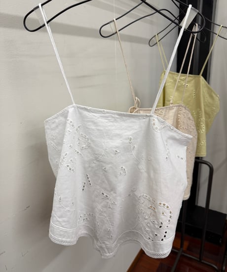 【LE MÉLANGE '26 winter collection】8663202 C/Li CUT WORK EMBROIDERY（製品洗い）