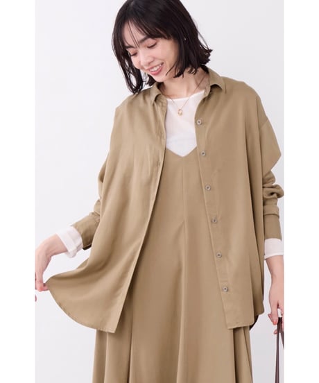 【MICA&DEAL】 0126301053 フィブリル2WAYシャツ