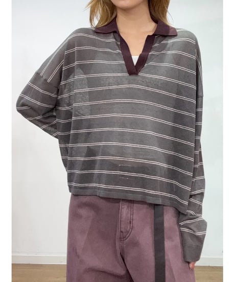 【PRIORITY | Pre-Order '27 Spring Collection】レトロボーダースキッパー  P71085KR／2月末より発送予定