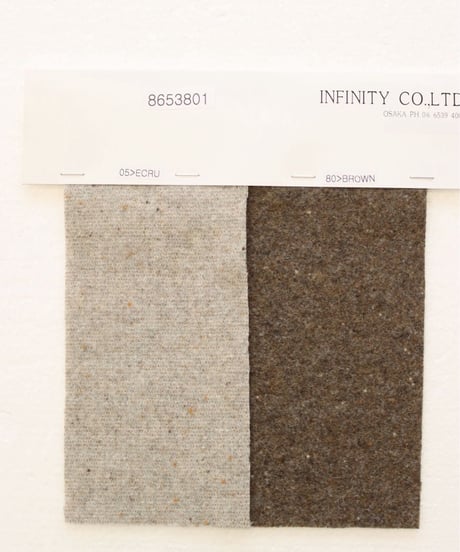 【LE MÉLANGE '26 winter collection】8653801 RE; NEWOOL 1/10 NEP TWEED
