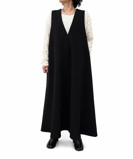 【siro de la bonte 26AW】R653311 light melton jumper skirt