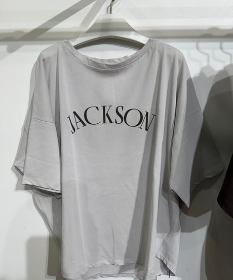 【MICA&DEAL】 0126309063 JACKSONロゴT-shirt
