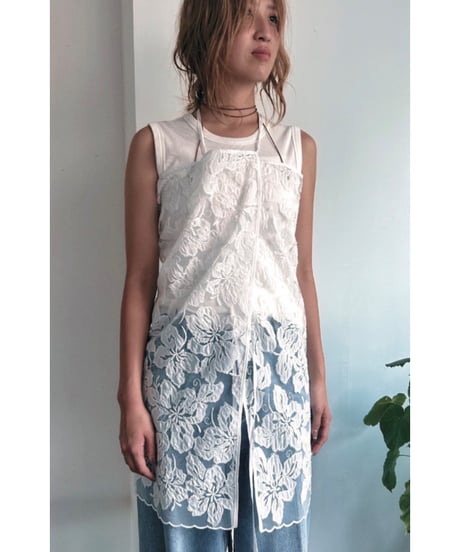 【PRIORITY | Pre-Order '27 Spring Collection】ケミカルレースラップスカート P71080KR／1月末より発送予定