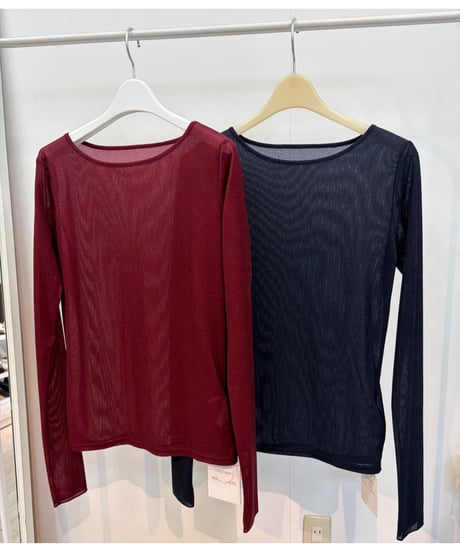 【MICA&DEAL】velour tull tee　0126409301