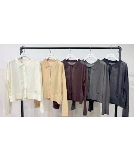 【PRIORITY | Pre-Order '27 Spring Collection】シャツカーデ P71075KR／2月末より発送予定