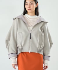 【Lallia Mu】 シアーダンボールフーディ 2711224／2月上旬～2月中旬発送予定