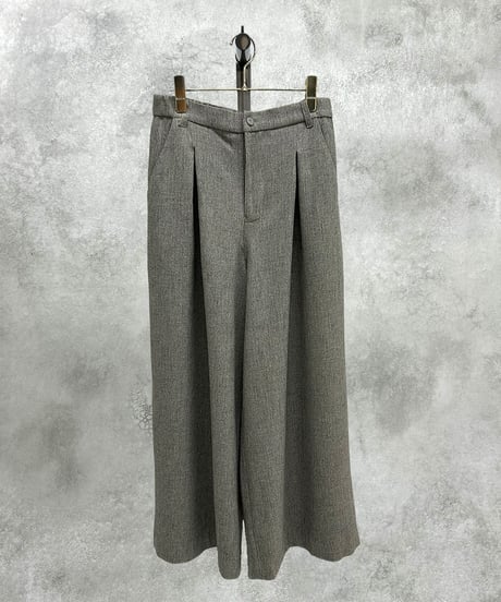 ご予約ポイント２倍！！【ayane】 MIX　TWEED　ボックスタックワイドパンツ 897113／12月下旬～1月下旬発送予定