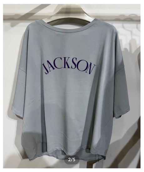 S様専用🛒　【MICA&DEAL】 0126309063 JACKSONロゴT-shirt【TenuE】 26040201 裾レースロゴカットソー