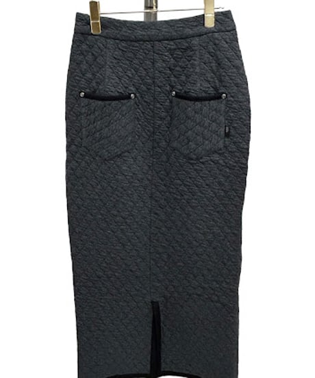 【ayane '26 winter collection】876813 キルト地ペンシルスカート