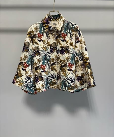 【MARGAUX VINTAGE | '27 Spring Collection】 ボタニカル柄ブラウス  BL 27010／1月下旬から2月中旬発送予定