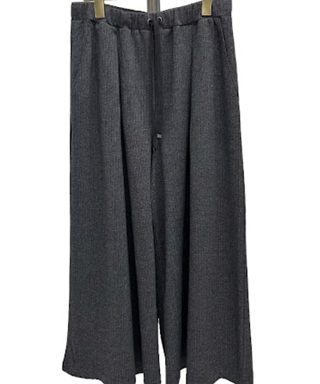 【ayane '26 winter collection】876818 ヘリンボーンジャガードポンチタックワイドパンツ