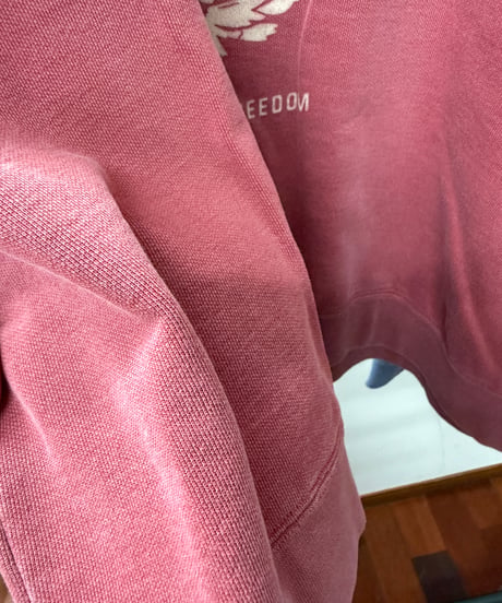 【LE MÉLANGE '26 winter collection】8651006 9.5OZ GARMENT DYED BACK FLEECE PILE 製品洗い