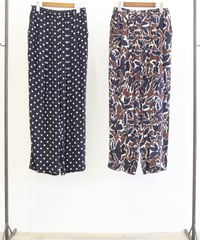 【LE MELANGE | '27 Spring Collection】IPEKARプリントイージーパンツ　8713503／１月下旬から２月中旬発送予定