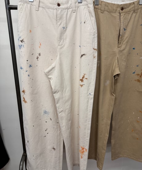 【LE MÉLANGE '26 winter collection】8653501 COTTON TWILL STONE BIO + PAINTED