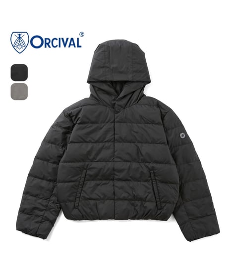 【ORCIVAL®】フード付きダウンジャケット #OR-A0837