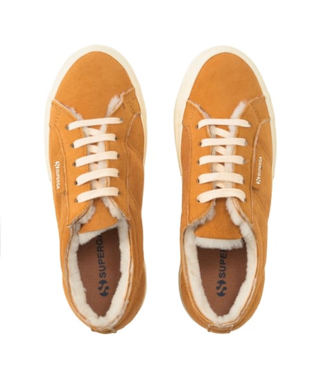 【SUPERGA】 6A6144RW 2750 シアリング （ブラウンカーキュマーフォフホワイト）