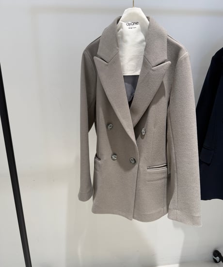 【ayane '26 winter collection】876802 ニードルパンチテーラードジャケット