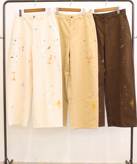 【LE MÉLANGE '26 winter collection】8653501 COTTON TWILL STONE BIO + PAINTED