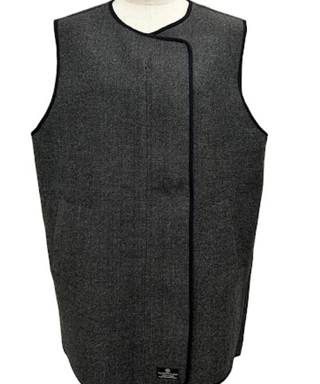 【ayane '26 winter collection】876829 ウールライクツイルノーカラージレ