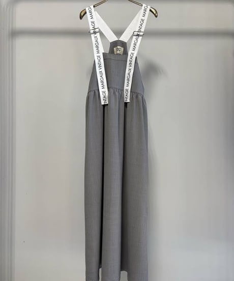 【MARGAUX VINTAGE | '27 Spring Collection】 ロゴストラップスカート  AL 27019／2月上旬から3月上旬発送予定