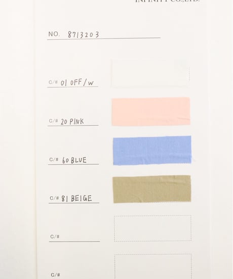 【LE MELANGE | '27 Spring Collection】C/Ny TYPEWRITERダンガリーシャツ 8713203／２月上旬から２月下旬発送予定