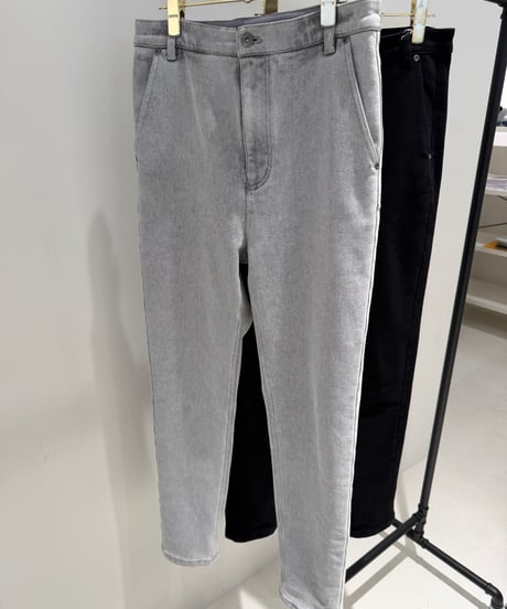 【ayane '26 winter collection】876828 裏起毛スキニーパンツ（ブラック＆グレー）