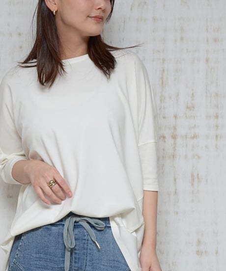 全国送料185円【Praia】LER-2692/2545 ソフトポンチコクーンプルオーバー