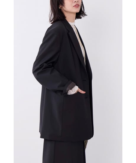 【MICA&DEAL】 0126305100 多機能素材-ビッグテーラードジャケット