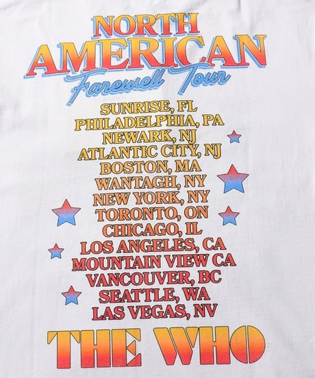 【JOHNBULL】 JT263C33 アーティストTシャツ（The Who / Eagle）