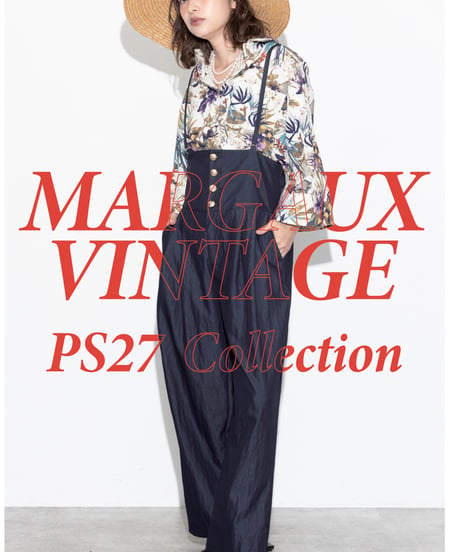 【MARGAUX VINTAGE | '27 Spring Collection】 サスペンダーパンツ  PT 27006／１月上旬から２月上旬発送予定