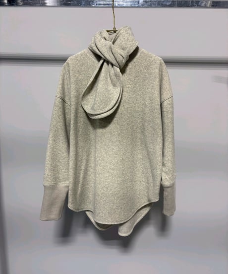 【MARGAUX VINTAGE 26AW】 MG  CT - 26125 - A マフラー付き裏起毛プルオーバー