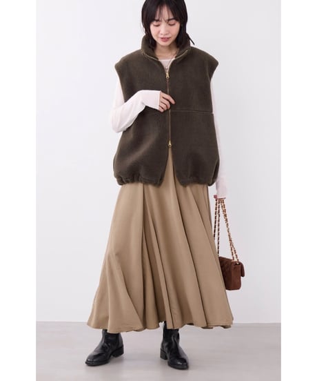 【MICA&DEAL】 0126306061 ダブルジップボアベスト