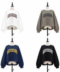【siro de la bonte | '27 Spring Collection】 40/20SWEAT（ミニ裏毛） dolman pullover R713206
