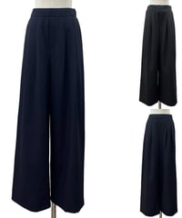 【siro de la bonte | '27 Spring Collection】 stripe stretch flannel tuck straight pants R713308