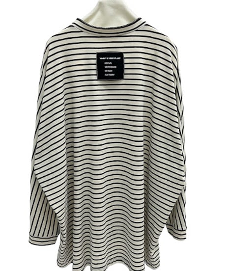 【ayane '26 winter collection】876821 ヘンリーネックボーダーロンT