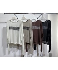 【PRIORITY】 P67051HW シアーフォトTシャツ