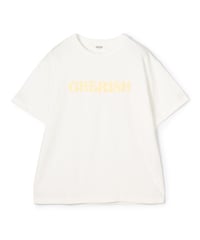 全国送料185円【MACPHEE】12035203602 『CHERISH』コットンロゴプリント Tシャツ