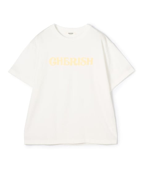 全国送料185円【MACPHEE】12035203602 『CHERISH』コットンロゴプリント Tシャツ